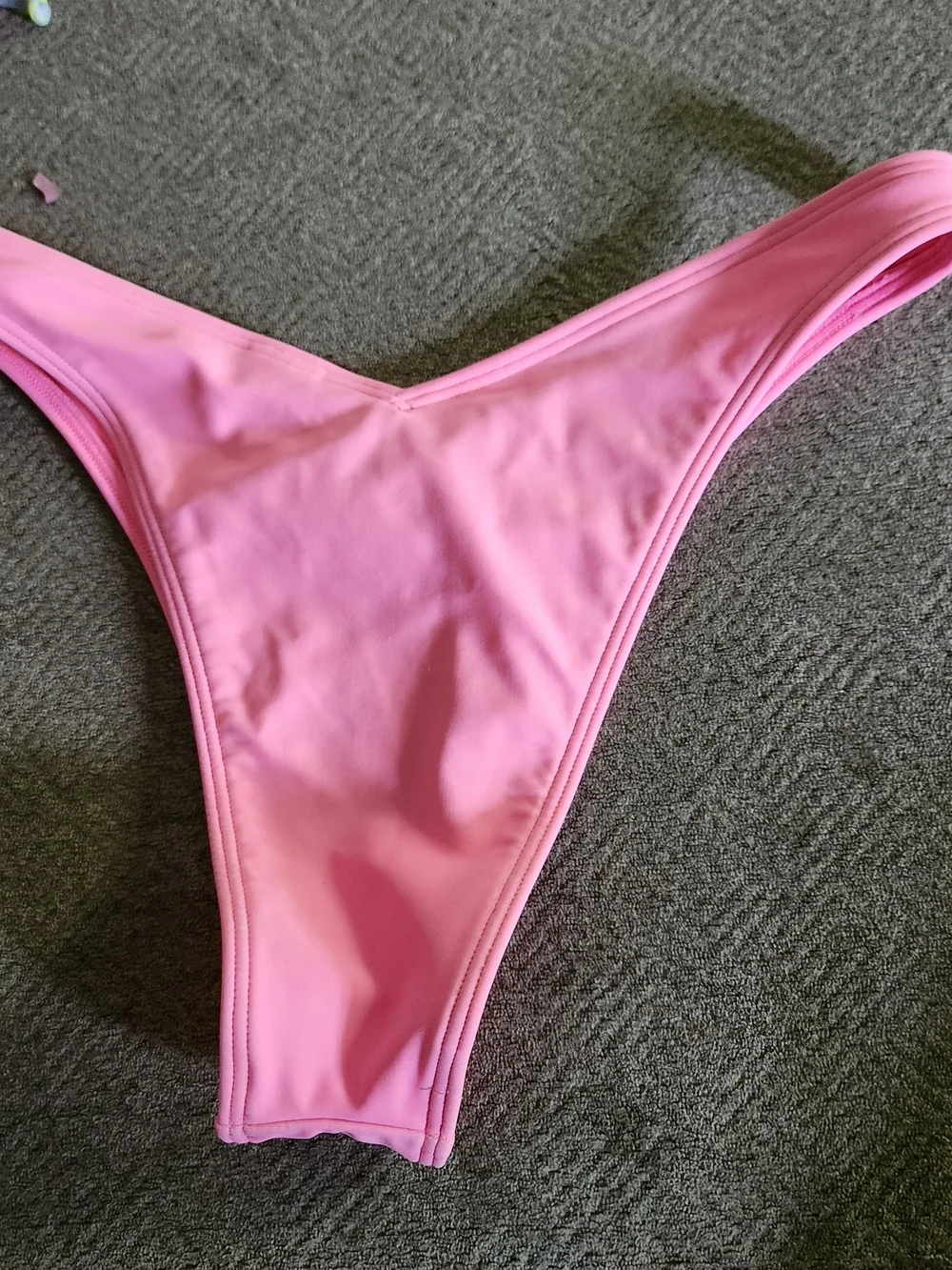 Pink High-Cut Cheekiest Bikini Bottom